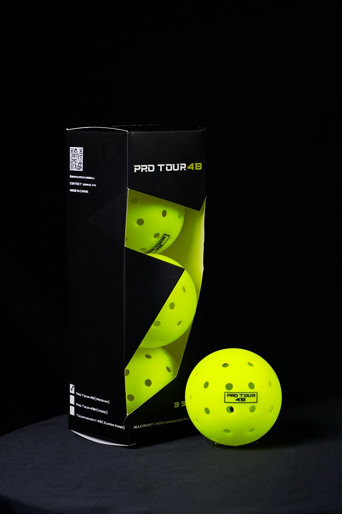Quả Bóng Pickleball SpinX Pro Tour 48 Chính Hãng - Độ Bền Bỉ Cao - Bay Ổn Định - Chuẩn Thi Đấu - Nhám - Nhẹ
